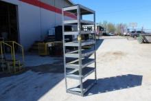 Grey Metal Shelving