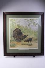 Nicely framed, signed and numbered print Springtime In The Old Apple Orchard