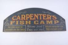 Carpenter's Fish Camp sign