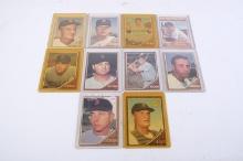 Ten 1962 Topps baseball cards, all are Red Sox players