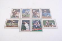 Eight assorted Travis Fryman baseball cards