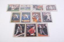Eleven assorted Cal Ripkin, Jr. baseball cards