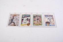 Four Carl Yastrzemski baseball cards