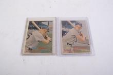 Two 1957 Topps baseball cards