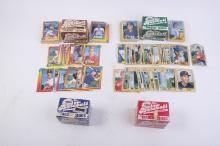 Four Topps Traded Series baseball card sets in the original boxes