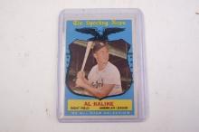 1959 Topps Al Kaline Bazooka baseball card