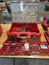 Milwaukee Packout with loose drill bits & Drivers