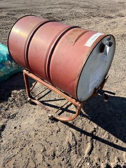 50 gallon drum on stand