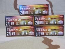 Federal 270 Win 130gr. Bonded SP