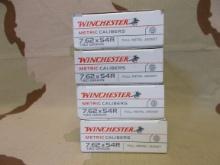 Winchester 7.62x54R 180gr. FMJ