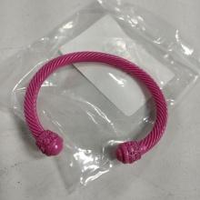 Heavy Pink metal bracelet