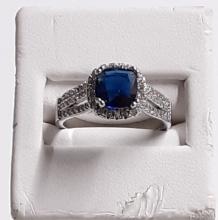 Silvery Ring Blue