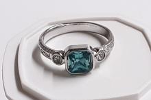 Silvery Ring Blue