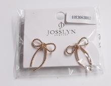 Golden Earrings Bows