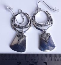 Silvery Earrings