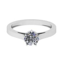 CERTIFIED 2.1 CTW D/VS2 ROUND (LAB GROWN Certified DIAMOND SOLITAIRE RING ) IN 14K YELLOW GOLD