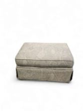 Ethan Allen Skirted Ottoman