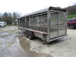 2000 Gooseneck Brand 24' Cattle trailer