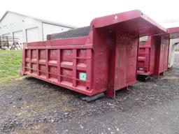 Steel Dump bed no tailgate