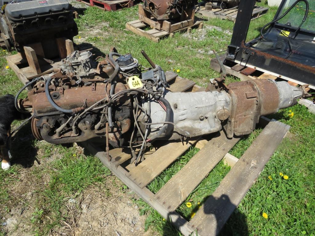 350 chevy motor 350 Transmission & transfer case