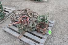 (8) Mathey Dearman Cage Clamps