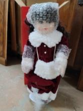 Porcelain Winter Doll- New