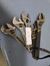 5 adjustable wrenches