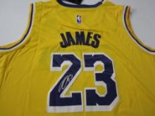 Lebron James Los Angeles Lakers Signed Jersey Certified COA