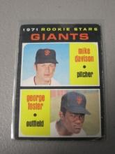 1971 TOPPS #276 GEORGE FOSTER ROOKIE CARD