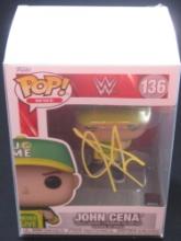 John Cena Signed Funko Pop w COA