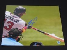 Ronald Acuna Jr Signed 8x10 Photo Certified COA