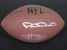 Patrick Mahomes & Travis Kelce Signed Football w COA