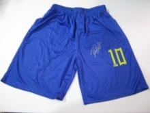 Pele Signed Soccer Shorts w COA