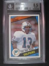 1984 Topps #123 Dan Marino Beckett 8.5 NM MT