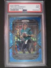 2022 Prizm Trevor Lawrence No Huddle Blue #131 PSA Mint 9