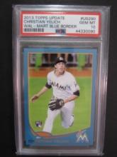 2013 Topps Update Christian Yelich PSA GM MT 10