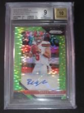 2018 Panini Prizm Rookie Auto #1 Baker Mayfield Mint 9 Beckett Auto 10