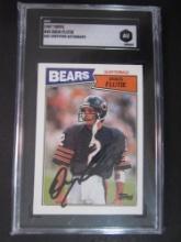 1987 Topps #45 Doug Flutie Auto