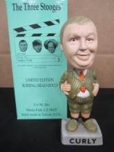 Curly "The Three Stooges" LImited Edition Bobbing Head Doll