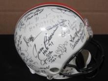 FULL SIZE PRO FOOTBALL HALL OF FAME HELMET SIGNED WITH COA