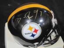 Ben Roethlisberger Pittsburgh Steelers Signed Mini Helmet Certified