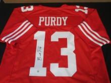 Brock Purdy Signed Jersey Certified w COA