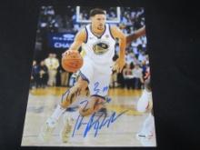 Klay Thompson Golden State Warriors Signed 8x10 Photo Certified w COA