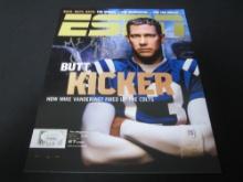 Mike Vanderjagt Signed Magazine Certified w COA