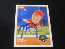 Mike Trout Signed Card Certified w COA