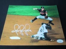 Omar Vizquel Signed 8x10 Photo JSA Cetified w COA