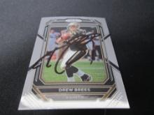 Drew Brees Saints Signed Sports Card Certified w COA