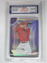 2018 Topps Triple Threads Mike Trout Amethyst #4 GM MT 10 Five Star