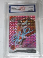 Chris Paul Authentic Autographed Trading Card Five Star Graded