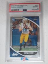 2020 Panini Absolute Justin Herbert #167 GM MT 10 PSA